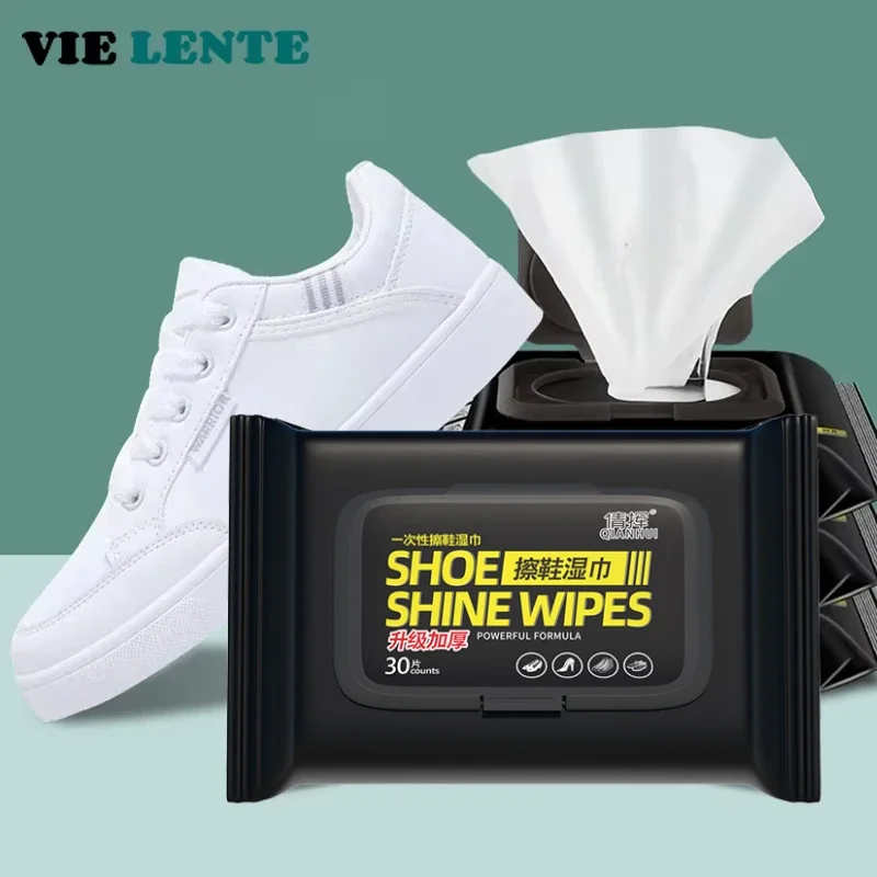 The Sneaker Care - Toalhetes descartáveis para limpeza de sapatos,