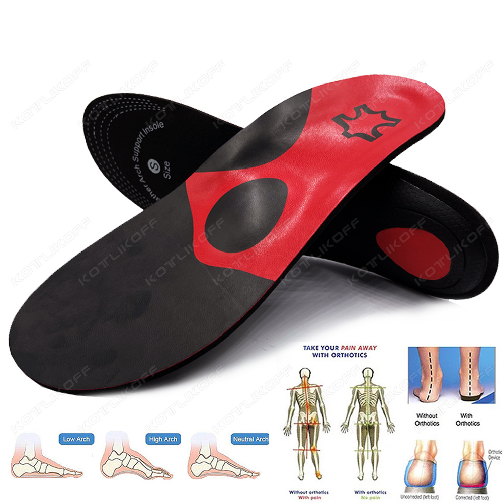 The Sneaker Care - Palmilha ortopédica de couro pu, inserções