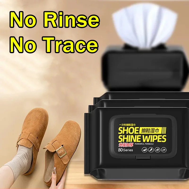 Sneaker Care Cleaning Kit - Lenços Portáteis Descartáveis para Limpeza de