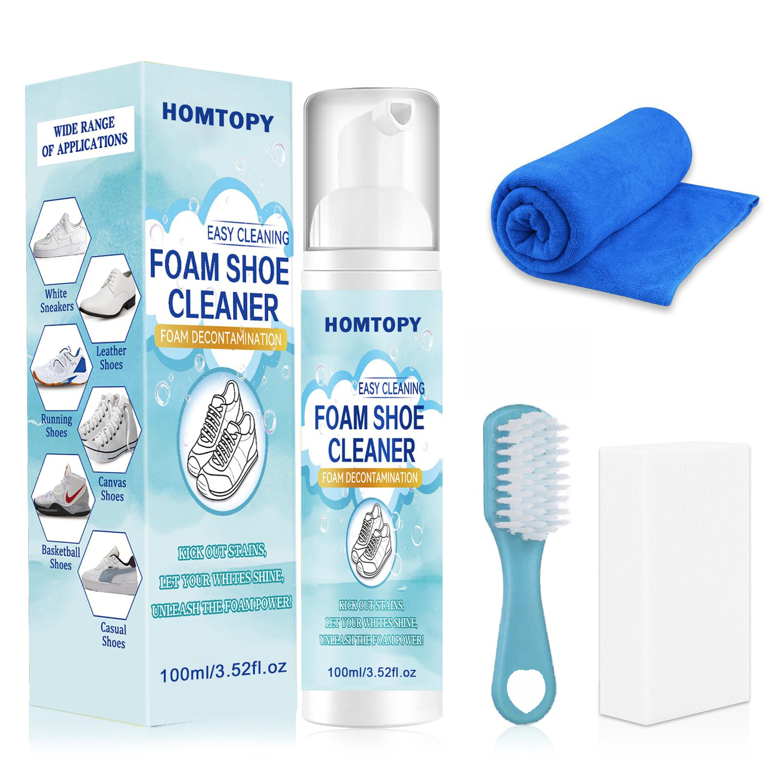 Sneaker Care Cleaning Kit - Kit de limpeza de sapatos, limpador