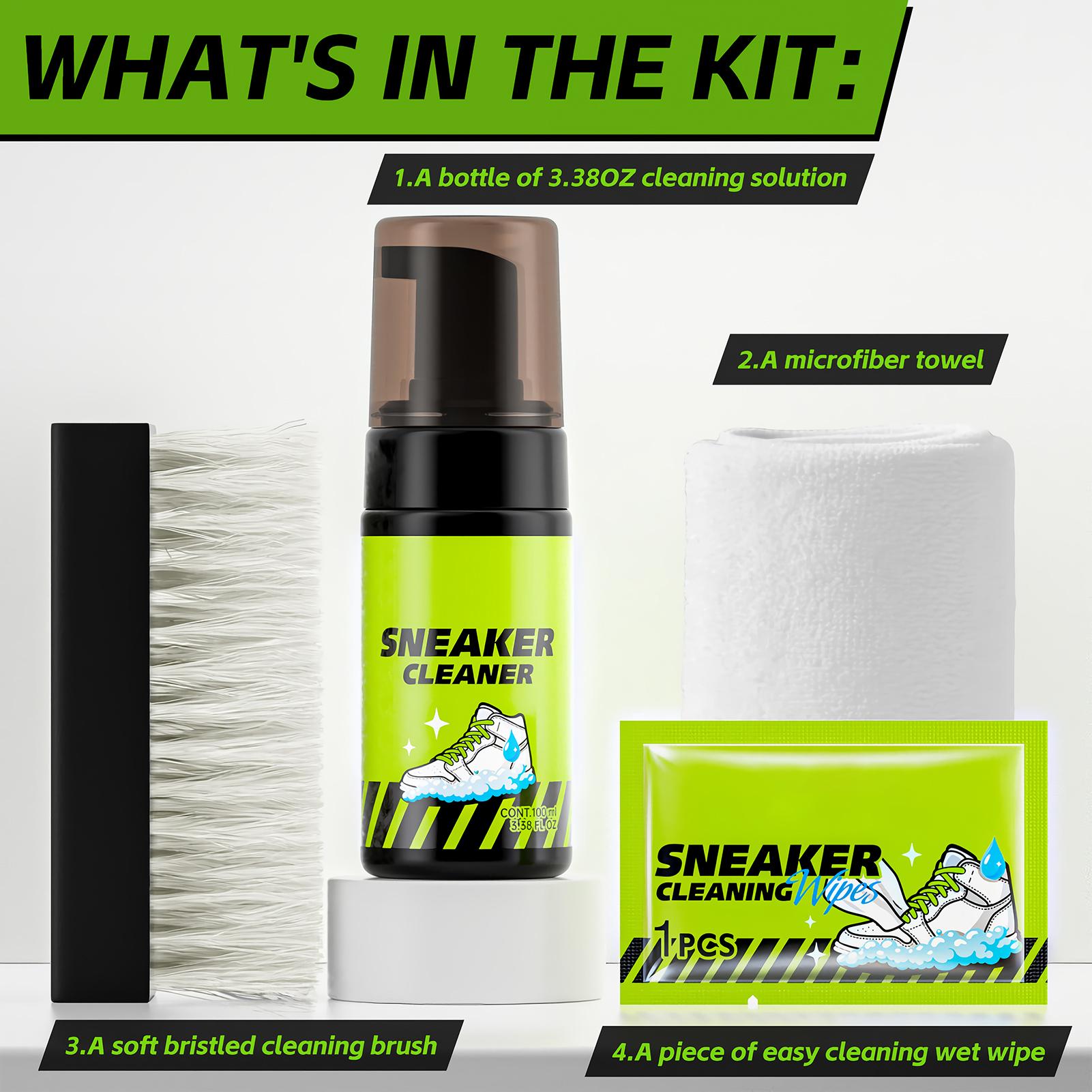Limpador de Tênis 4 Peças 100m - Sneaker Care For Canvas Fabrics avaliação e preço