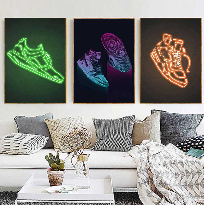 Graffiti Sneakers Wall Art Pos - Waterproof Spray Shoe avaliação e preço